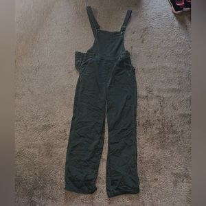 Aerie green overalls, size small